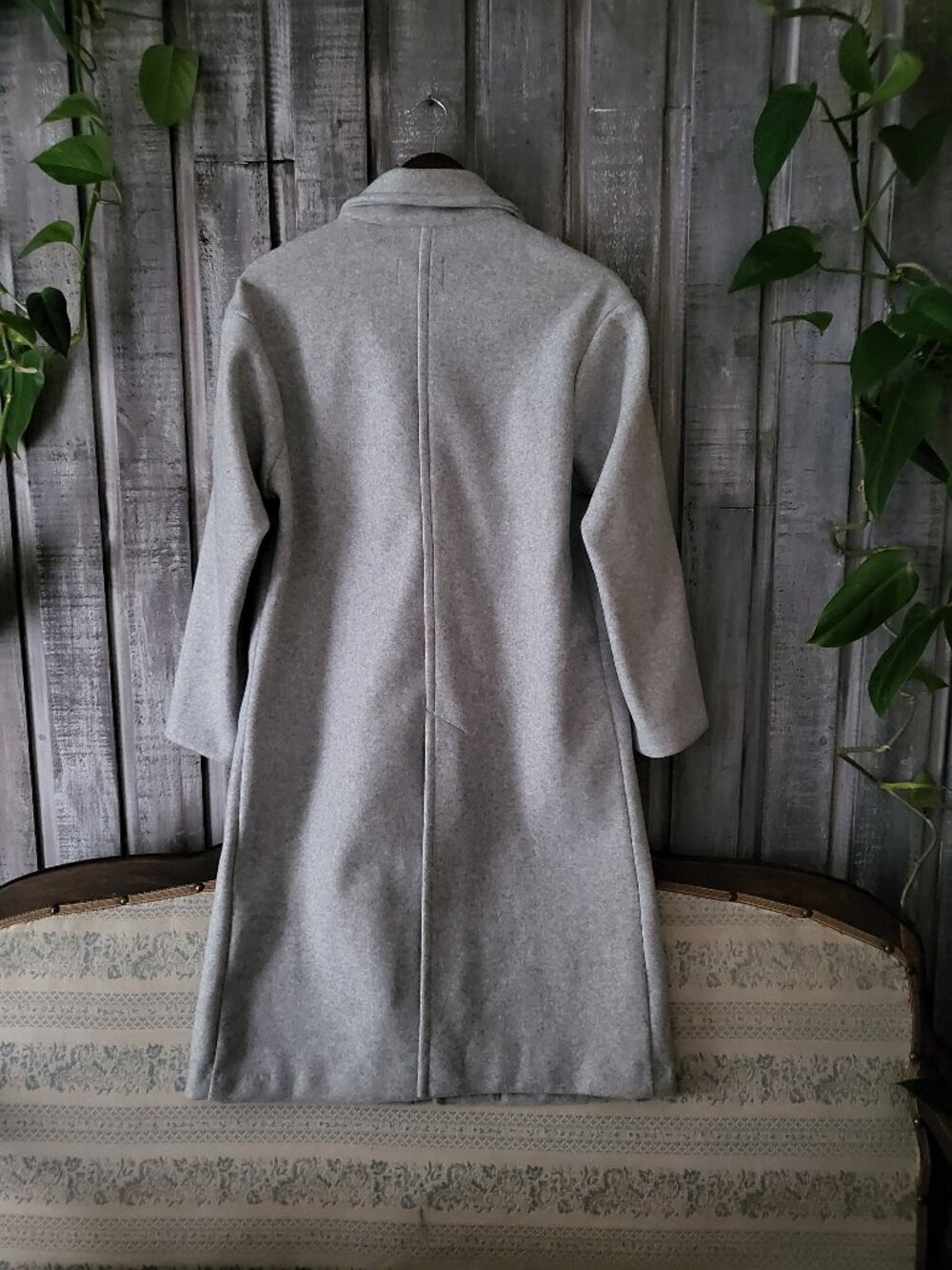 Streetwear Society Grey Overcoat Coat Jacket Medium New Never Worn - Picture 2 of 13